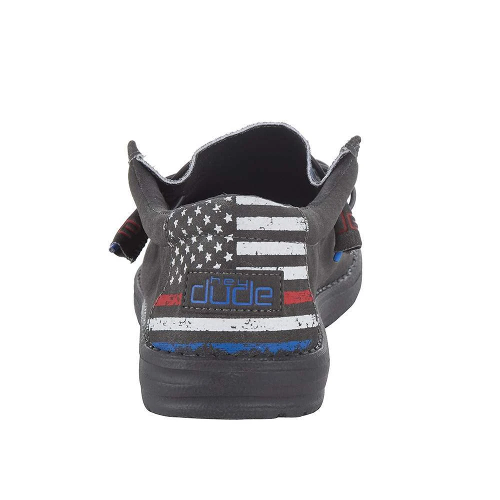 Heydude Men`s Hey Dude Black Wally Grim 6 Heydude Men`s Hey Dude Black Wally Grim - Image 4