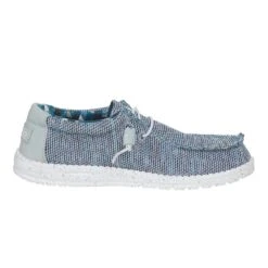 Heydude Men`s Hey Dude Wally Sox Ice Grey Casual Shoe -Heydude 110350127 5