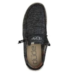 Heydude Men's Hey Dude Wally Sox Black And White Casual Shoe -Heydude 110354912 5