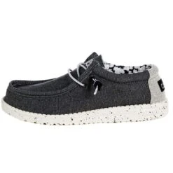 Heydude Mens Hey Dude Wally Stretch Opal Black -Heydude 110384724 03