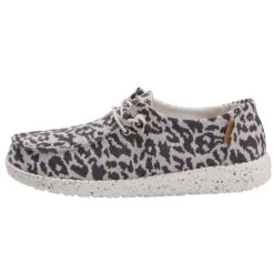 Heydude Hey Dude Wendy Cheetah Grey -Heydude 121413091 WENDY WOVEN CHEETAH GREY 01