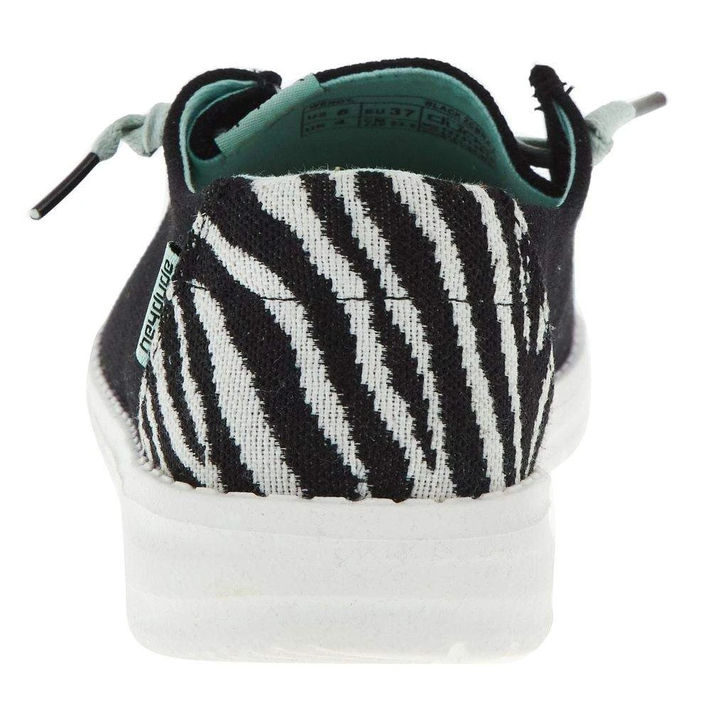 Heydude Women`s Hey Dude Wendy Black Zebra Casual 6 Heydude Women`s Hey Dude Wendy Black Zebra Casual - Image 4
