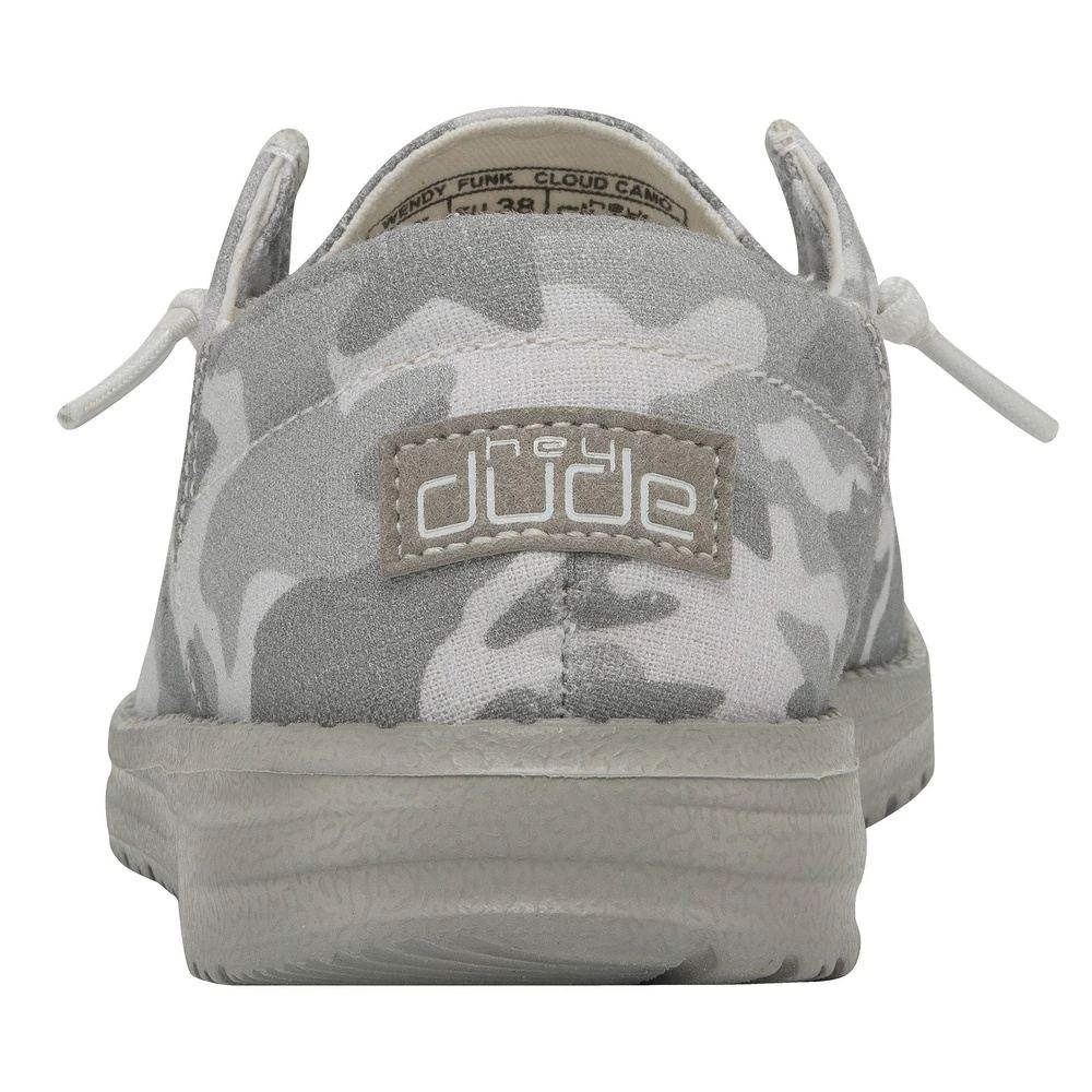 Heydude Women`s Hey Dude Wendy Funk Cloud Camo White Casual 4 Heydude Women`s Hey Dude Wendy Funk Cloud Camo White Casual - Image 2