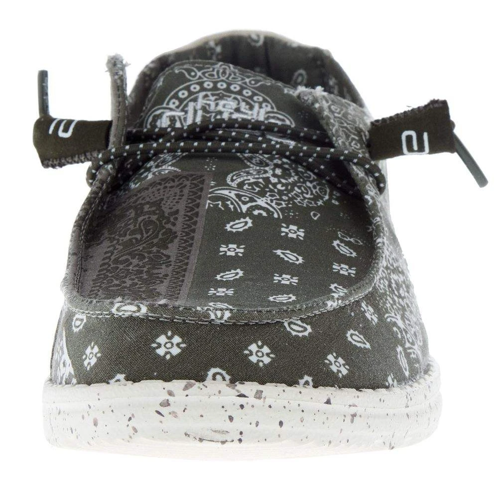 Heydude Women`s Hey Dude Wendy Patch Geo Bandana Army Grey Casual 4 Heydude Women`s Hey Dude Wendy Patch Geo Bandana Army Grey Casual - Image 2