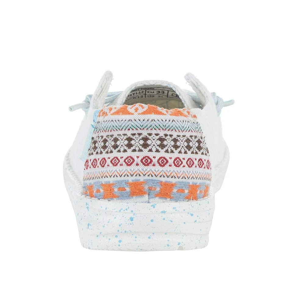 Heydude Kids Hey Dude Wendy White Aztec Casual 6 Heydude Kids Hey Dude Wendy White Aztec Casual - Image 4