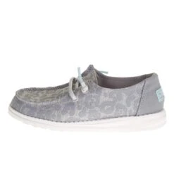 Heydude Hey Dude Wendy Youth Cat Eye Grey Casual Shoes -Heydude 130123168 2