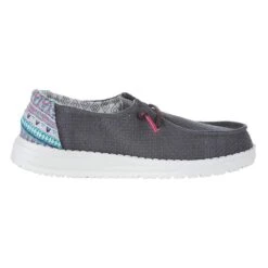 Heydude Youth Hey Dude Wendy Aztec Grey Casual Shoes -Heydude 130123328 5