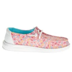 Heydude Hey Dude Wendy Youth Pink Sprinkles Casual Shoes -Heydude 130125037 4