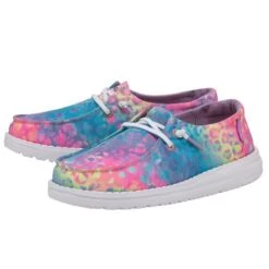 Heydude Hey Dude Wendy Flow Leopard Girls Casual Shoe