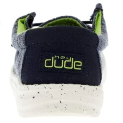 Heydude Kids Hey Dude Wally Stretch Navy Speckle -Heydude 130132778 04