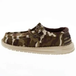 Heydude Kids Hey Dude Wally Camo Flag Casual -Heydude 130137037 03