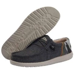 Heydude Men's Hey Dude Wally Funk Dark Grey Camo