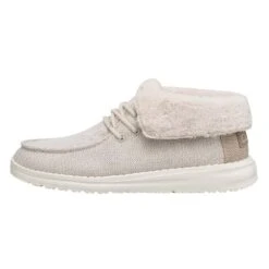 Heydude Womens Hey Dude Britt Heringbone Cream Casual