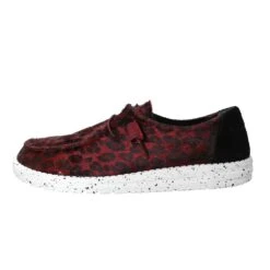 Heydude Women`s Hey Dude Wendy Scarlett Leopard Casual