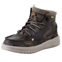 Heydude Youth Hey Dude Camo Bradley Lace Up Casual
