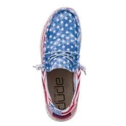 Heydude Mens Hey Dude Wally Stars & Stripes Casual -Heydude 150202699 5