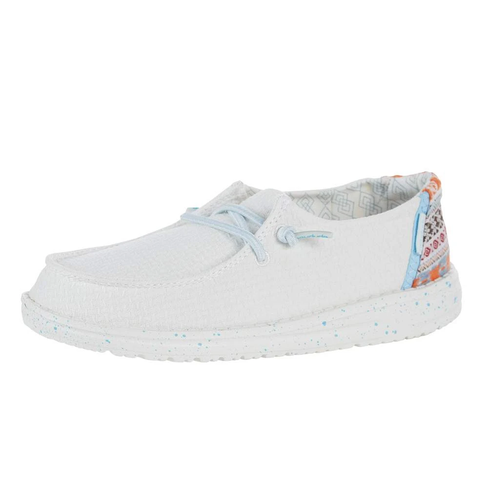 Heydude Kids Hey Dude Wendy White Aztec Casual 3 Heydude Kids Hey Dude Wendy White Aztec Casual