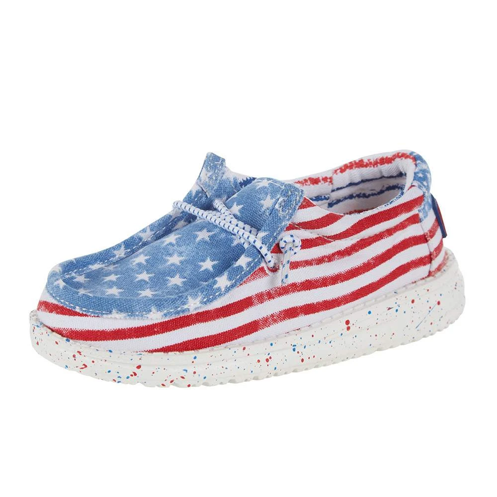 Heydude Toddler Hey Dude Wally Stars N Stripes Casual 3 Heydude Toddler Hey Dude Wally Stars N Stripes Casual