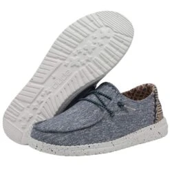 Heydude Women`s Hey Dude Wendy Chambray Lapis Blue Casual