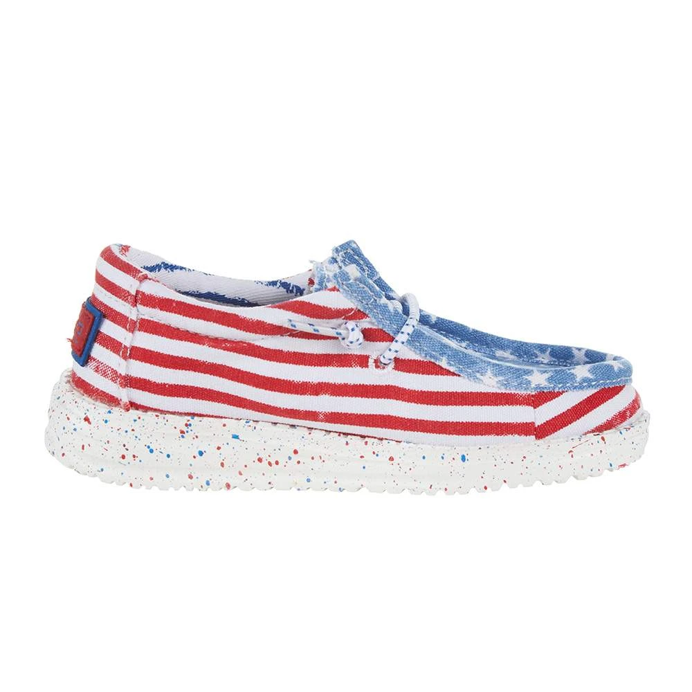 Heydude Toddler Hey Dude Wally Stars N Stripes Casual 7 Heydude Toddler Hey Dude Wally Stars N Stripes Casual - Image 5