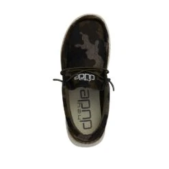 Heydude Toddler Hey Dude Linen Camo Wally Casual Shoe -Heydude 160017030 5