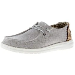 Heydude Women`s Hey Dude Wendy Chambray Java White Casual