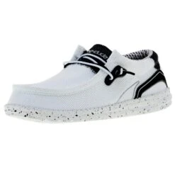 Heydude Men`s Hey Dude Wally Hawk White Black