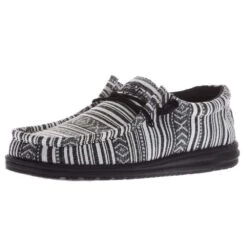 Heydude Men's Hey Dude Wally Serape Black Gravel Casual Shoe