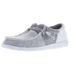 Heydude Men's Hey Dude Wally Tri Stone White Casual Shoe