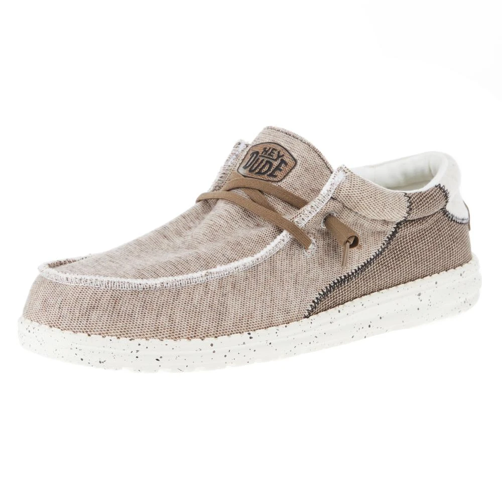 Heydude Men's Hey Dude Wally Stitch Teak Casual Shoe 3 Heydude Men's Hey Dude Wally Stitch Teak Casual Shoe