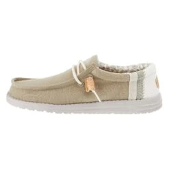 Heydude Men's Hey Dude Wally Linen Natural Mows Casual Shoe -Heydude 400015 3VG 03