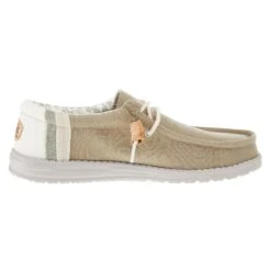 Heydude Men's Hey Dude Wally Linen Natural Mows Casual Shoe -Heydude 400015 3VG 05