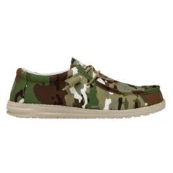 Heydude Hey Dude Men's Wally Ripstop Multi Camo -Heydude 40004 9CQ WALLYCAMOUFLAGE MULTICAMO RIGHTSIDE