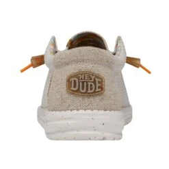 Heydude Hey Dude Men's Wally Eco Sox Tofu 18 Heydude Hey Dude Men's Wally Eco Sox Tofu -Heydude 40008 2BJ WALLYSTRETCH TOFU LEFTBACK