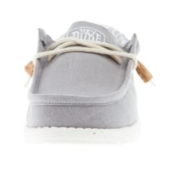 Heydude Men's Hey Dude Wally Linen Natural Grey Casual -Heydude 40015 030 05