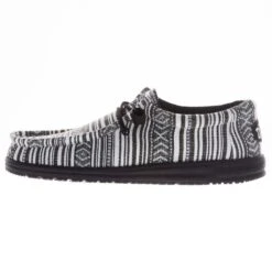 Heydude Men's Hey Dude Wally Serape Black Gravel Casual Shoe -Heydude 40017 0YB 03