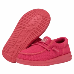 Heydude Hey Dude Toddler Funk Monochrome Electric Pink -Heydude 40030 6QQ WALLYTODDLERFUNKMONO ELECTRICPINK PAIRBOTTOM