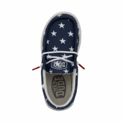 Heydude Hey Dude Youth Wally American Flag -Heydude 40046 9CW WALLYYOUTHPATRIOTIC AMERICANFLAG LEFTTOP