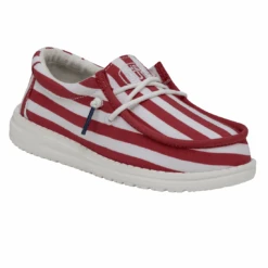 Heydude Hey Dude Youth Wally American Flag -Heydude 40046 9CW WALLYYOUTHPATRIOTIC AMERICANFLAG RIGHTANGLE