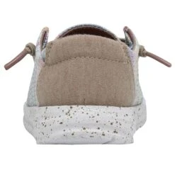 Heydude Hey Dude Wendy Youth Stretch Aurora White -Heydude 40111 9BI WENDYYOUTHSTRETCH AURORAWHITE LEFTBACK