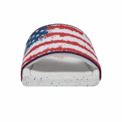 Heydude Hey Dude Chandler Knit Flag Slides -Heydude 40114 1JR CHANDLERKNIT FLAG LEFTFRONT