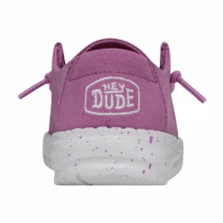 Heydude Hey Dude Wendy Toddler Slub Violet -Heydude 40144 508 WENDYTODDLERSLUBCANVAS VIOLET RIGHTBACK