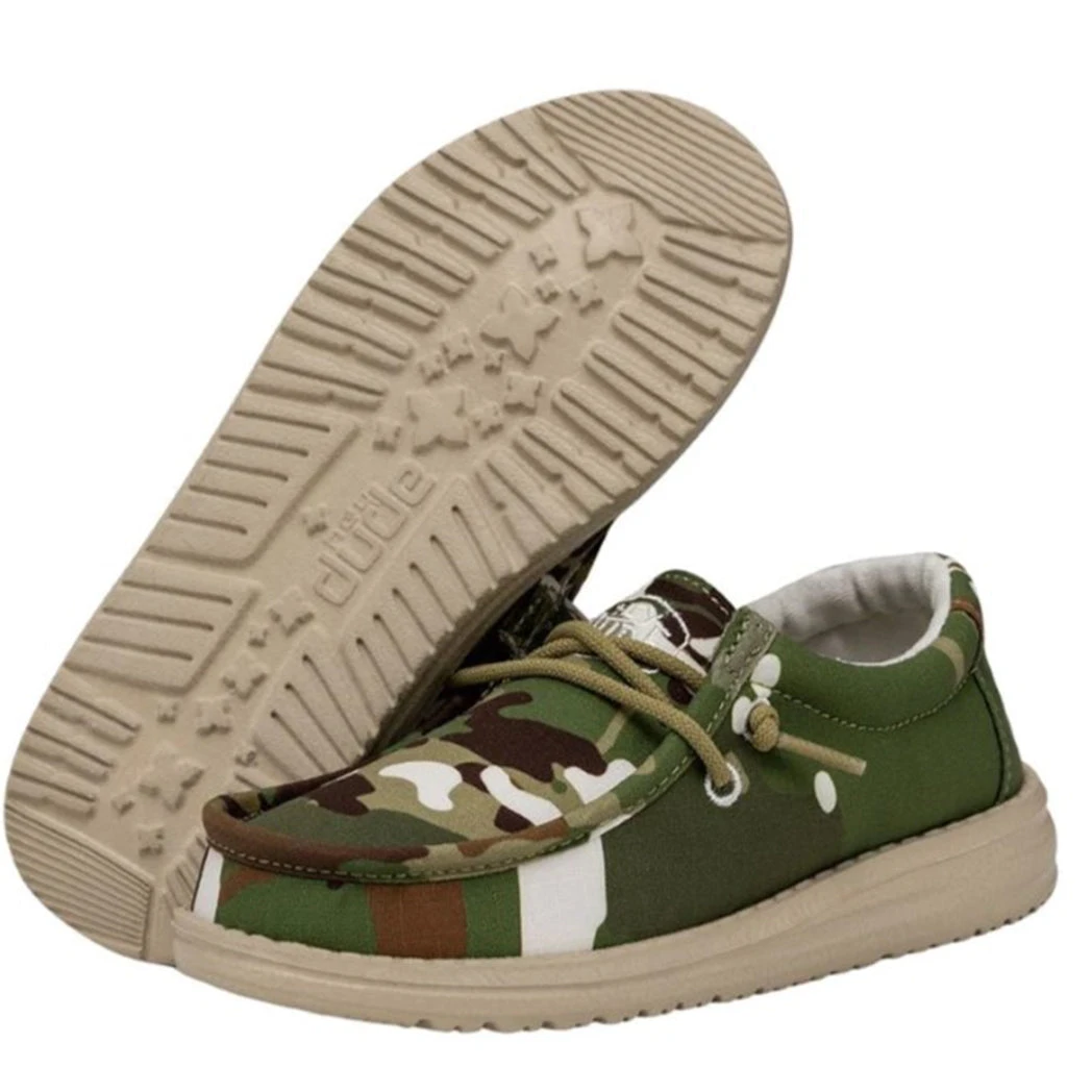 Heydude Hey Dude Wally Youth Ripstop Multi Camo 5 Heydude Hey Dude Wally Youth Ripstop Multi Camo - Image 3