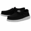 Heydude Hey Dude Wally Youth Slub Canvas Black