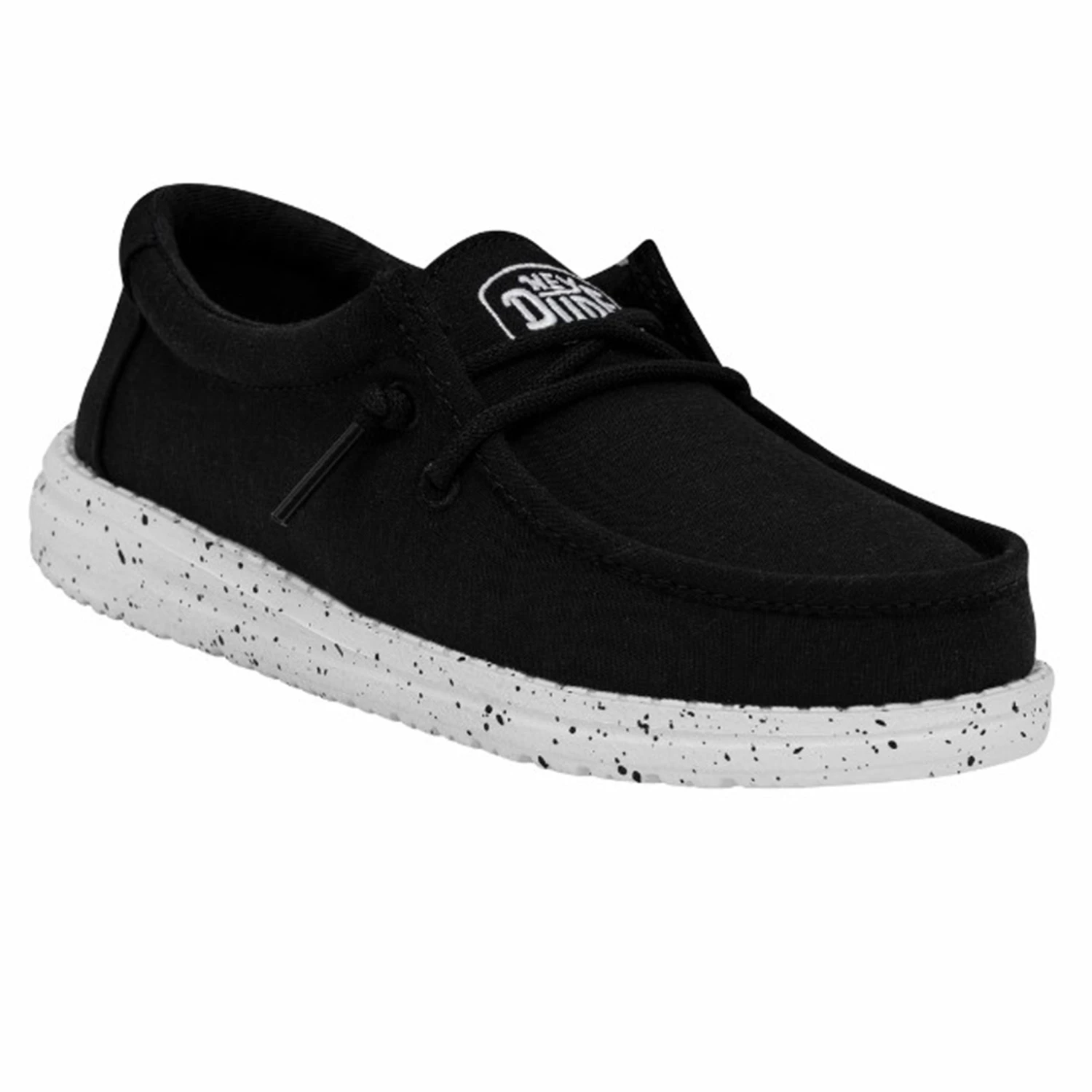 Heydude Hey Dude Wally Youth Slub Canvas Black 5 Heydude Hey Dude Wally Youth Slub Canvas Black - Image 3