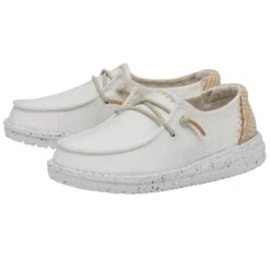 Heydude Hey Dude Youth Wendy Chambray Woven White Sand