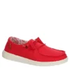 Heydude Womens Wendy Slip On Sneaker - Red -Heydude US 01 106161 00