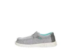 Heydude Boys Wally Youth Slip On Sneaker - Grey -Heydude US 01 702473 03