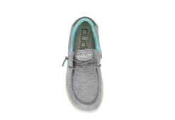 Heydude Boys Wally Youth Slip On Sneaker - Grey -Heydude US 01 702473 05