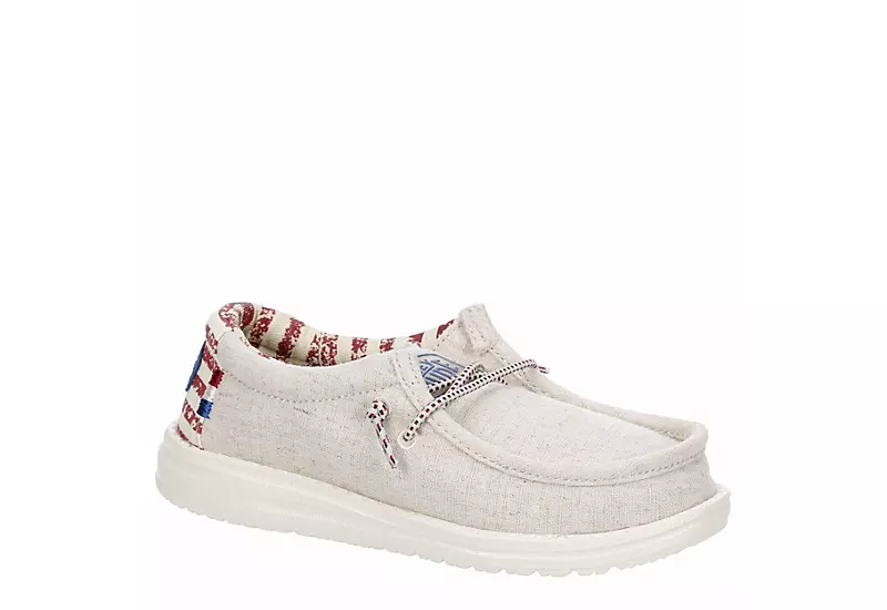 Heydude Boys Wally Youth Slip On Sneaker - Off White 3 Heydude Boys Wally Youth Slip On Sneaker - Off White
